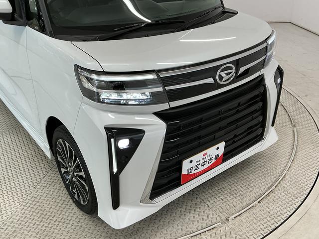 タントカスタムＲＳ　ターボ　両側電動スライドドア　コーナーセンサー走行無制限１年保証　両側電動スライドドア　前後コーナーセンサー　前席シートヒーター　オートハイビーム　ＬＥＤヘッドライト　オートブレーキホールド　プッシュスタート　１５インチ純正アルミホイール（兵庫県）の中古車