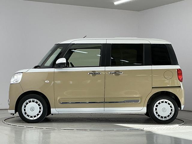 ムーヴキャンバスストライプスGターボ 1オーナー クルコン 両側電動スライド走行無制限1年保証 両側電動スライドドア ワンオーナー アダプティブクルーズコントロール 前後コーナーセンサー シートヒーター ホットカップホルダー オートハイビーム LEDヘッドライト スマートキー(兵庫県)の中古車