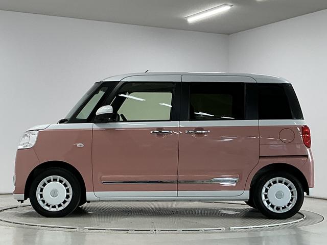 ムーヴキャンバスストライプスＧ　両側電動スライドドア　前後コーナーセンサー走行無制限１年保証　両側電動スライドドア　前後コーナーセンサー　前席シートヒーター　ホットカップホルダー　オートハイビーム　ＬＥＤヘッドライト　オートブレーキホールド　横滑り防止装置　スマートキー（兵庫県）の中古車