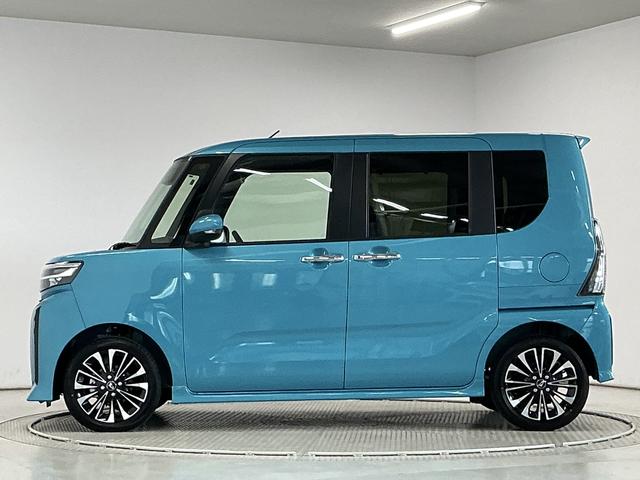 タントカスタムＲＳ　ターボ　両側電動スライドドア　コーナーセンサー走行無制限１年保証　両側電動スライドドア　前後コーナーセンサー　前席シートヒーター　オートハイビーム　ＬＥＤヘッドライト　オートブレーキホールド　プッシュスタート　１５インチ純正アルミホイール（兵庫県）の中古車