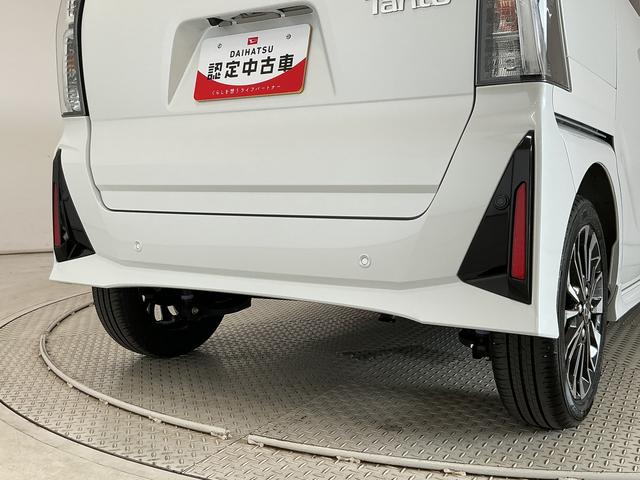タントカスタムＲＳ　ターボ　両側電動スライドドア　コーナーセンサー走行無制限１年保証　両側電動スライドドア　前後コーナーセンサー　前席シートヒーター　オートハイビーム　ＬＥＤヘッドライト　オートブレーキホールド　プッシュスタート　１５インチ純正アルミホイール（兵庫県）の中古車