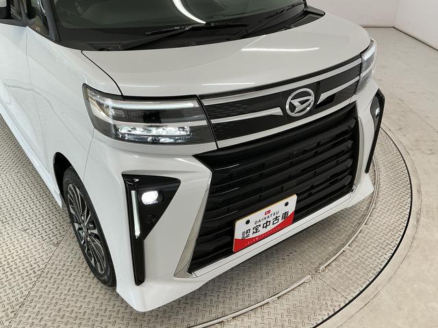 タントカスタムＲＳ　ターボ　両側電動スライドドア　コーナーセンサー走行無制限１年保証　両側電動スライドドア　前後コーナーセンサー　前席シートヒーター　オートハイビーム　ＬＥＤヘッドライト　オートブレーキホールド　プッシュスタート　１５インチ純正アルミホイール（兵庫県）の中古車
