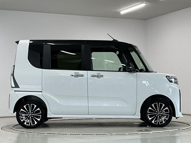 タントカスタムRS ターボ 4WD ワンオーナー 両側電動スライド走行無制限1年保証 4WD ツートン ワンオーナー 両側電動スライドドア 前後コーナーセンサー 前席シートヒーター オートハイビーム LEDヘッドライト プッシュスタート 15インチ純正アルミホイール(兵庫県)の中古車