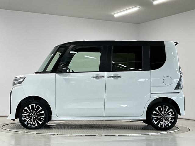 タントカスタムRS ターボ 4WD ワンオーナー 両側電動スライド走行無制限1年保証 4WD ツートン ワンオーナー 両側電動スライドドア 前後コーナーセンサー 前席シートヒーター オートハイビーム LEDヘッドライト プッシュスタート 15インチ純正アルミホイール(兵庫県)の中古車