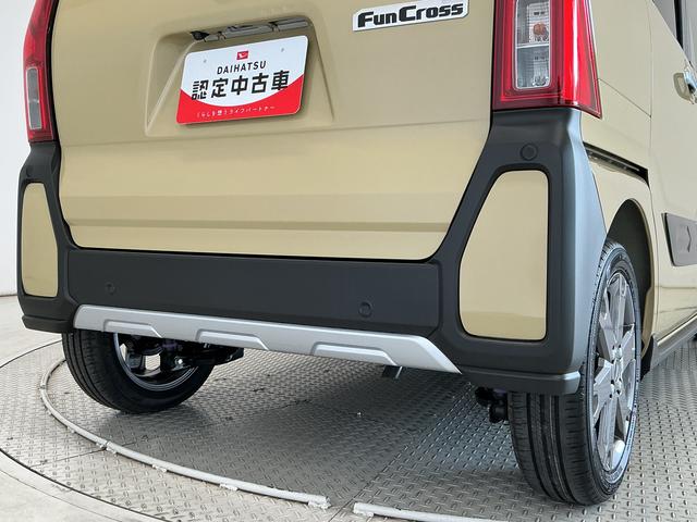タントファンクロスターボリミテッド　ＥＴＣ　クルコン　両側電動走行無制限１年保証　両側電動スライドドア　ＥＴＣ　アダプティブクルーズコントロール　前後コーナーセンサー　前席シートヒーター　ルーフレール　オートハイビーム　スマートキー　１５インチ純正アルミホイール（兵庫県）の中古車