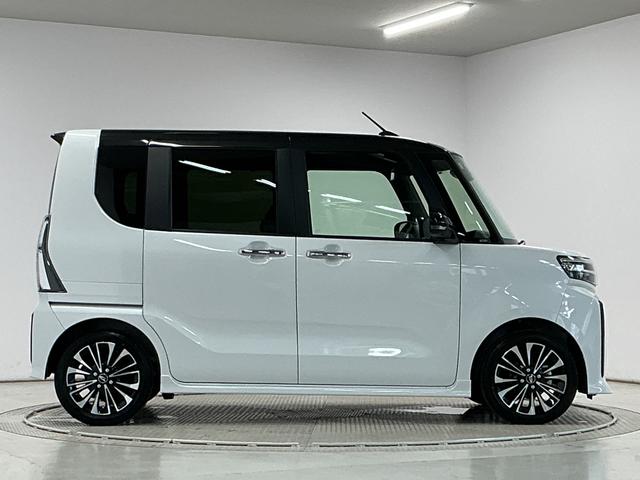 タントカスタムＲＳ　ターボ　両側電動スライドドア　コーナーセンサー走行無制限１年保証　両側電動スライドドア　前後コーナーセンサー　前席シートヒーター　オートハイビーム　ＬＥＤヘッドライト　プッシュスタート　オートブレーキホールド　１５インチ純正アルミホイール（兵庫県）の中古車