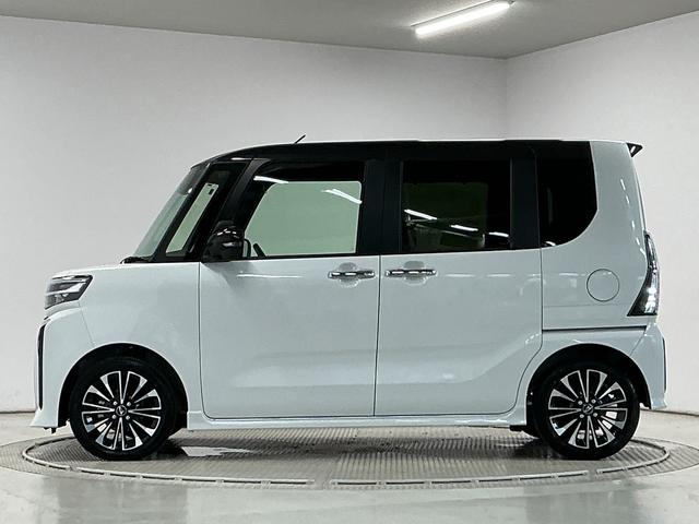 タントカスタムＲＳ　ターボ　両側電動スライドドア　コーナーセンサー走行無制限１年保証　両側電動スライドドア　前後コーナーセンサー　前席シートヒーター　オートハイビーム　ＬＥＤヘッドライト　プッシュスタート　オートブレーキホールド　１５インチ純正アルミホイール（兵庫県）の中古車