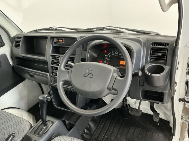 ミニキャブトラックＭ　ＡＴ　禁煙　３方開　ゲートプロテクター　ドアバイザー走行無制限１年保証　ゲートプロテクター　禁煙車　ＡＴ車　３方開　ドアバイザー　ヘッドライトレベライザー　ラジオ　マニュアルエアコン　スペアタイヤ　ラバーフロアマット　バッテリーカバー　マッドガード（兵庫県）の中古車