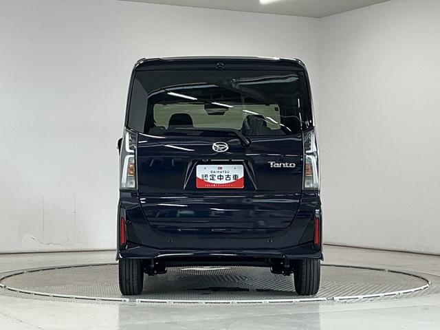 タントカスタムＲＳ　ターボ　両側電動スライドドア　コーナーセンサー走行無制限１年保証　両側電動スライドドア　前後コーナーセンサー　前席シートヒーター　オートハイビーム　ＬＥＤヘッドライト　プッシュスタート　オートブレーキホールド　１５インチ純正アルミホイール（兵庫県）の中古車