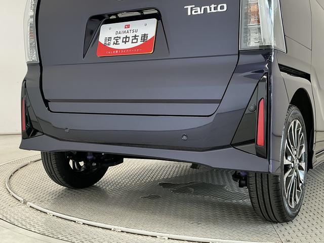 タントカスタムＲＳ　ターボ　両側電動スライドドア　コーナーセンサー走行無制限１年保証　両側電動スライドドア　前後コーナーセンサー　前席シートヒーター　オートハイビーム　ＬＥＤヘッドライト　プッシュスタート　オートブレーキホールド　１５インチ純正アルミホイール（兵庫県）の中古車