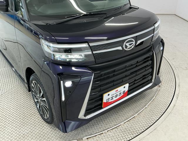 タントカスタムＲＳ　ターボ　両側電動スライドドア　コーナーセンサー走行無制限１年保証　両側電動スライドドア　前後コーナーセンサー　前席シートヒーター　オートハイビーム　ＬＥＤヘッドライト　プッシュスタート　オートブレーキホールド　１５インチ純正アルミホイール（兵庫県）の中古車