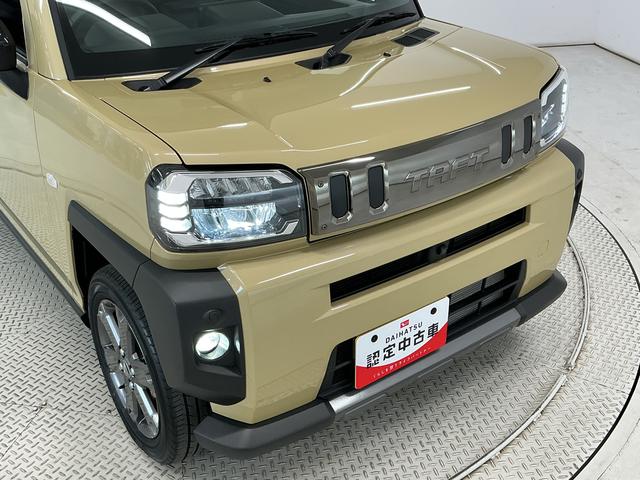 タフトGターボ ダーククロムベンチャー 4WD コーナーセンサー走行無制限1年保証 前後コーナーセンサー 4WD アダプティブクルーズコントロール 前席シートヒーター オートハイビーム LEDヘッドライト スカイフィールトップ 15インチ純正アルミホイール(兵庫県)の中古車