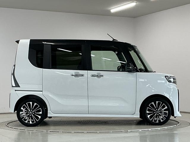 タントカスタムＲＳ　ターボ　両側電動スライドドア　コーナーセンサー走行無制限１年保証　両側電動スライドドア　前後コーナーセンサー　前席シートヒーター　オートハイビーム　ＬＥＤヘッドライト　プッシュスタート　オートブレーキホールド　１５インチ純正アルミホイール（兵庫県）の中古車
