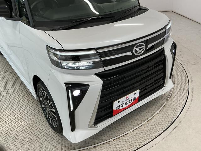 タントカスタムＲＳ　ターボ　両側電動スライドドア　コーナーセンサー走行無制限１年保証　両側電動スライドドア　前後コーナーセンサー　前席シートヒーター　オートハイビーム　ＬＥＤヘッドライト　プッシュスタート　オートブレーキホールド　１５インチ純正アルミホイール（兵庫県）の中古車