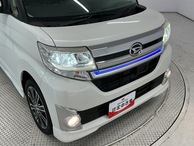 タントカスタムRS トップエディションSA ターボ ナビ ETC1年保証 ナビTV ETC バックカメラ 両側電動スライドドア DVD USB接続 LEDヘッドライト アイドリングストップ 横滑り防止装置 スマートキー オートライト 15インチ純正アルミホイール(兵庫県)の中古車