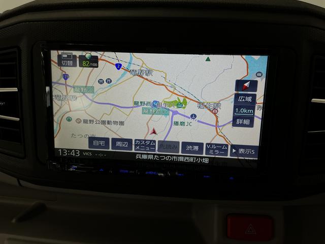 ミライースX SAIII ナビ Bluetooth コーナーセンサー走行無制限1年保証 前後コーナーセンサー ナビ Bluetooth オートハイビーム LEDヘッドライト キーレスエントリー アイドリングストップ 横滑り防止装置 オートライト ドアバイザー(兵庫県)の中古車