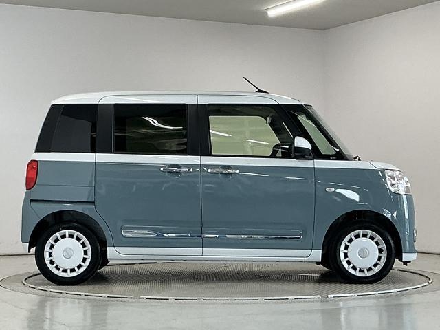 ムーヴキャンバスストライプスＧ　両側電動スライドドア　前席シートヒーター走行無制限１年保証　両側電動スライドドア　前後コーナーセンサー　前席シートヒーター　ホットカップホルダー　オートハイビーム　ＬＥＤヘッドライト　プッシュスタート　横滑り防止装置　オートエアコン（兵庫県）の中古車