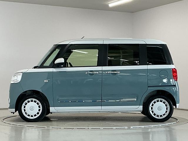 ムーヴキャンバスストライプスＧ　両側電動スライドドア　前席シートヒーター走行無制限１年保証　両側電動スライドドア　前後コーナーセンサー　前席シートヒーター　ホットカップホルダー　オートハイビーム　ＬＥＤヘッドライト　プッシュスタート　横滑り防止装置　オートエアコン（兵庫県）の中古車