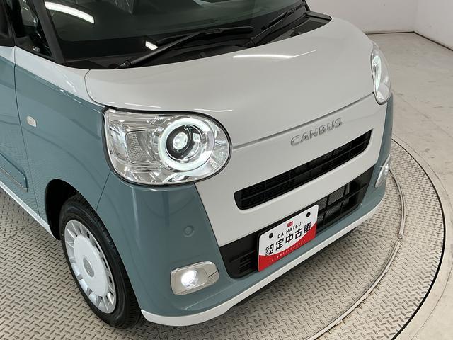 ムーヴキャンバスストライプスＧ　両側電動スライドドア　前席シートヒーター走行無制限１年保証　両側電動スライドドア　前後コーナーセンサー　前席シートヒーター　ホットカップホルダー　オートハイビーム　ＬＥＤヘッドライト　プッシュスタート　横滑り防止装置　オートエアコン（兵庫県）の中古車