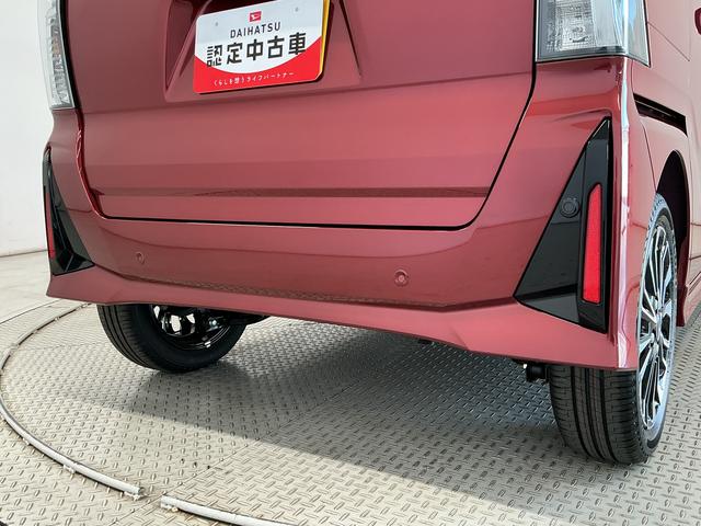 タントカスタムＲＳ　ターボ　両側電動スライドドア　コーナーセンサー走行無制限１年保証　両側電動スライドドア　前後コーナーセンサー　前席シートヒーター　オートハイビーム　ＬＥＤヘッドライト　プッシュスタート　オートブレーキホールド　１５インチ純正アルミホイール（兵庫県）の中古車