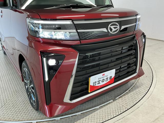 タントカスタムＲＳ　ターボ　両側電動スライドドア　コーナーセンサー走行無制限１年保証　両側電動スライドドア　前後コーナーセンサー　前席シートヒーター　オートハイビーム　ＬＥＤヘッドライト　プッシュスタート　オートブレーキホールド　１５インチ純正アルミホイール（兵庫県）の中古車