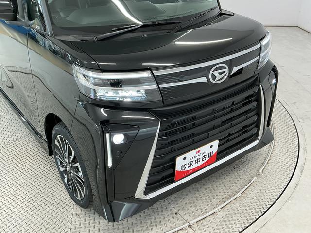 タントカスタムＲＳ　ターボ　両側電動スライドドア　コーナーセンサー走行無制限１年保証　両側電動スライドドア　前後コーナーセンサー　前席シートヒーター　オートハイビーム　ＬＥＤヘッドライト　オートブレーキホールド　プッシュスタート　１５インチ純正アルミホイール（兵庫県）の中古車