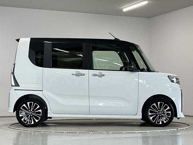 タントカスタムＲＳ　ターボ　両側電動スライドドア　コーナーセンサー走行無制限１年保証　両側電動スライドドア　前後コーナーセンサー　前席シートヒーター　オートハイビーム　ＬＥＤヘッドライト　プッシュスタート　オートブレーキホールド　１５インチ純正アルミホイール（兵庫県）の中古車