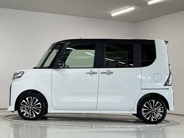 タントカスタムＲＳ　ターボ　両側電動スライドドア　コーナーセンサー走行無制限１年保証　両側電動スライドドア　前後コーナーセンサー　前席シートヒーター　オートハイビーム　ＬＥＤヘッドライト　プッシュスタート　オートブレーキホールド　１５インチ純正アルミホイール（兵庫県）の中古車