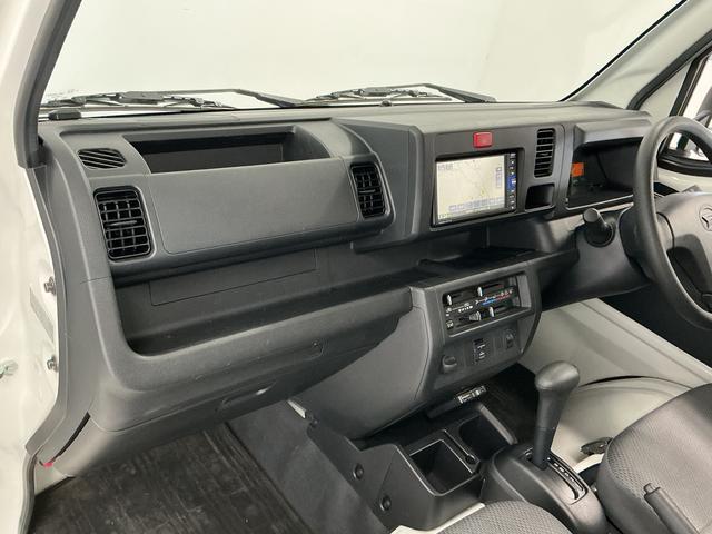 ハイゼットトラックハイルーフ　ナビＴＶ　ＥＴＣ　バックカメラ　ＡＴ車　ＵＳＢ１年保証　ナビＴＶ　ＥＴＣ　バックカメラ　ＡＴ車　ＤＶＤ　ＵＳＢ接続　Ｂｌｕｅｔｏｏｔｈ　３方開　ドアバイザー　ヘッドライトレベライザー　アクセサリーソケット　マニュアルエアコン　ラバーフロアマット（兵庫県）の中古車