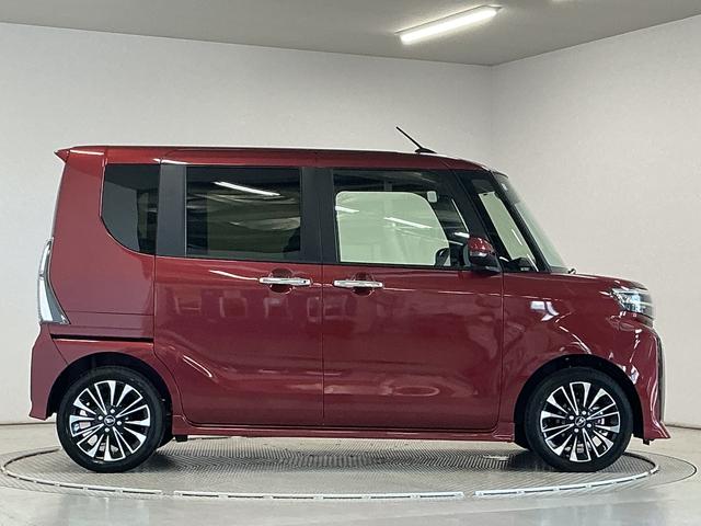 タントカスタムＲＳ　ターボ　両側電動スライドドア　コーナーセンサー走行無制限１年保証　両側電動スライドドア　前後コーナーセンサー　前席シートヒーター　オートハイビーム　ＬＥＤヘッドライト　オートブレーキホールド　プッシュスタート　１５インチ純正アルミホイール（兵庫県）の中古車