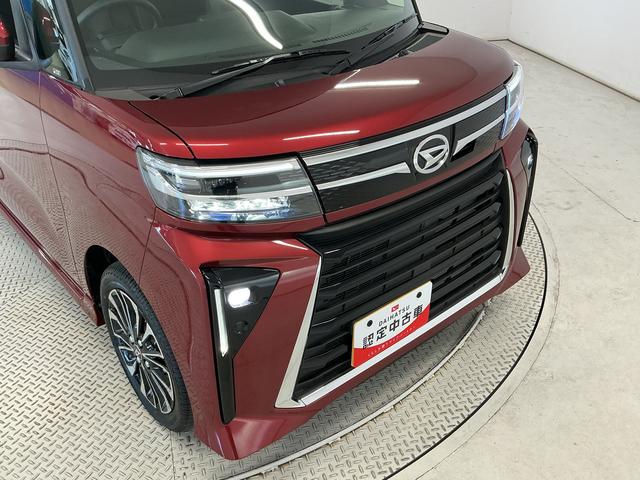 タントカスタムＲＳ　ターボ　両側電動スライドドア　コーナーセンサー走行無制限１年保証　両側電動スライドドア　前後コーナーセンサー　前席シートヒーター　オートハイビーム　ＬＥＤヘッドライト　オートブレーキホールド　プッシュスタート　１５インチ純正アルミホイール（兵庫県）の中古車
