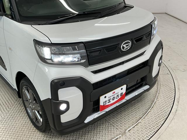 タントファンクロスターボ　両側電動スライド　前後コーナーセンサー走行無制限１年保証　両側電動スライドドア　前後コーナーセンサー　シートヒーター　ルーフレール　オートハイビーム　ＬＥＤヘッドライト　オートブレーキホールド　スマートキー　１５インチ純正アルミホイール（兵庫県）の中古車