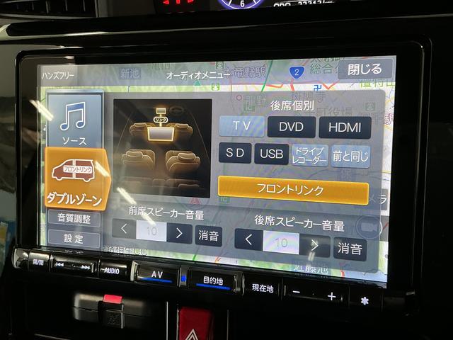 トールカスタムＧ　ターボ　ＳＡIII　９インチナビＴＶ　ドラレコ１年保証　９インチナビＴＶ　ＵＳＢ接続　ＥＴＣ　ドラレコ　パノラマモニター　オートクルーズコントロール　両側電動スライドドア　前後コーナーセンサー　Ｂｌｕｅｔｏｏｔｈ　１５インチ純正アルミホイール（兵庫県）の中古車