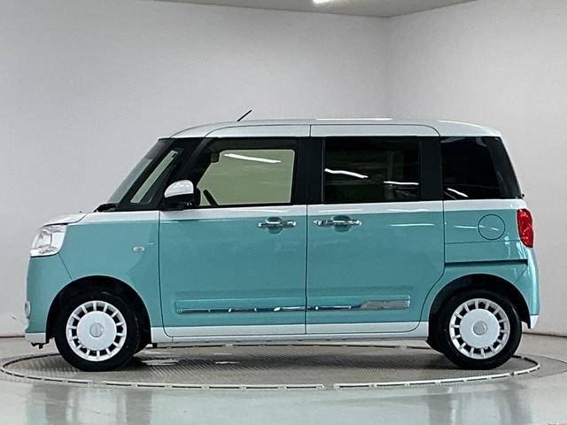 ムーヴキャンバスストライプスＧ　両側電動スライドドア　前後コーナーセンサー走行無制限１年保証　両側電動スライドドア　前後コーナーセンサー　前席シートヒーター　ホットカップホルダー　オートハイビーム　ＬＥＤヘッドライト　オートブレーキホールド　スマートキー　オートエアコン（兵庫県）の中古車