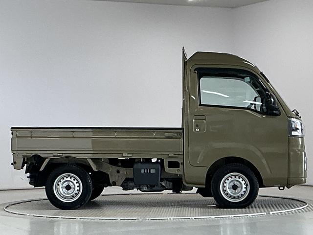 ハイゼットトラックハイルーフ 雹害車両 3モード電子制御式4WD CVT 禁煙雹害車両 1年保証 CVT車 ドラレコ 禁煙車 3モード電子制御式4WD 9インチディスプレイオーディオ デジタルインナーミラー バックカメラ 前後コーナーセンサー 3方開 荷台作業灯 荷台マット(兵庫県)の中古車