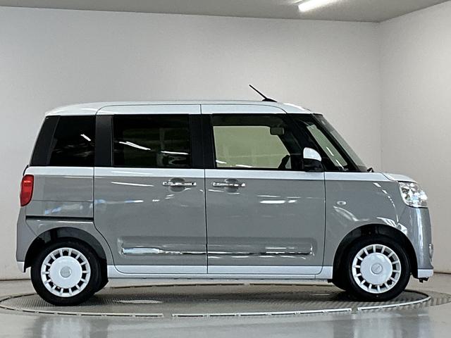 ムーヴキャンバスストライプスＧ　両側電動スライドドア　前後コーナーセンサー走行無制限１年保証　両側電動スライドドア　前後コーナーセンサー　前席シートヒーター　ホットカップホルダー　オートハイビーム　ＬＥＤヘッドライト　プッシュスタート　横滑り防止装置　オートエアコン（兵庫県）の中古車