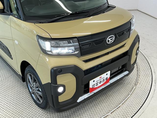 タントファンクロスリミテッド ETC クルコン 両側電動スライド走行無制限1年保証 ETC アダプティブクルーズコントロール 両側電動スライドドア 前後コーナーセンサー 前席シートヒーター ルーフレール オートハイビーム スマートキー 14インチ純正アルミホイール(兵庫県)の中古車