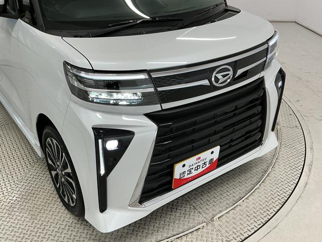 タントカスタムRS 両側電動スライドドア 前後コーナーセンサー走行無制限1年保証 両側電動スライドドア 前後コーナーセンサー 前席シートヒーター オートハイビーム LEDヘッドライト プッシュスタート オートブレーキホールド 15インチ純正アルミホイール(兵庫県)の中古車