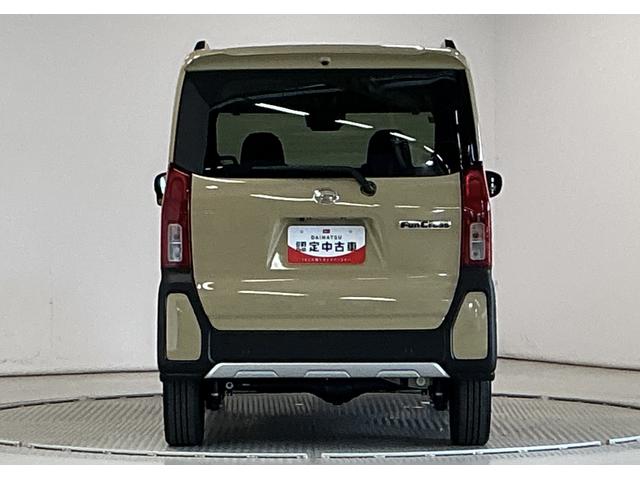 タントファンクロスターボリミテッド 4WD ETC クルコン4WD 1年保証 ETC アダプティブクルーズコントロール 両側電動スライドドア 前後コーナーセンサー 前席シートヒーター ルーフレール オートハイビーム スマートキー 15インチ純正アルミホイール(兵庫県)の中古車