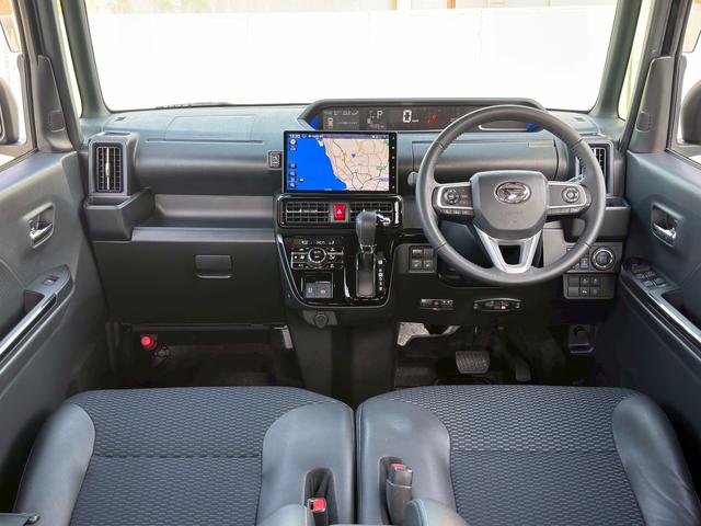 タントカスタムＲＳ　１０インチスタイリッシュナビ　パノラマモニター走行無制限１年保証　１０インチスタイリッシュナビ　パノラマモニター　ドラレコ　ＥＴＣ　シートヒーター　前後コーナーセンサー　両側電動スライドドア　アダプティブクルーズコントロール　Ｂｌｕｅｔｏｏｔｈ（兵庫県）の中古車