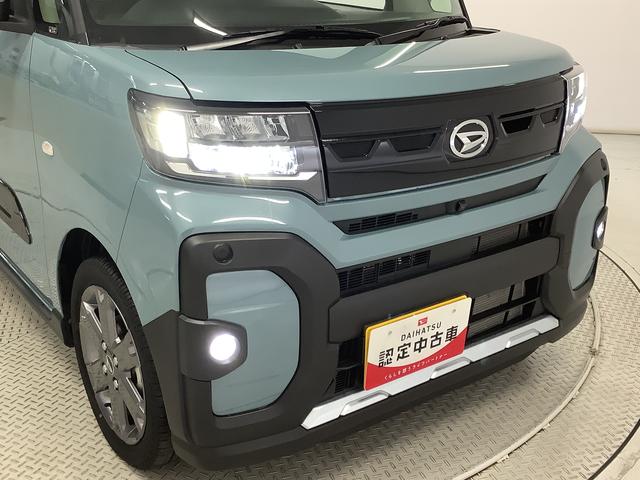 タントファンクロスターボ　ワンオーナー　両側電動スライド　１５ＡＷ走行無制限１年保証　両側電動スライドドア　ワンオーナー　前後コーナーセンサー　前席シートヒーター　ルーフレール　オートマチックハイビーム　ＬＥＤヘッドライト　スマートキー　１５インチ純正アルミホイール（兵庫県）の中古車