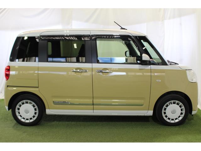 ムーヴキャンバスストライプスＧ認定中古車　　パノラマモニター対応カメラ　ステアリングスイッチ　ＬＥＤヘッドライト　両側パワースライドドア　キーフリーシステム　オートエアコン　前席シートヒーター　ホッとカップホルダー（香川県）の中古車