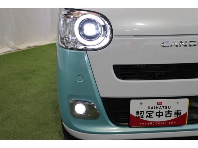 ムーヴキャンバスストライプスＧターボ認定中古車　４ＷＤ　７インチ純正ナビ　ドライブレコーダー　ＥＴＣ　バックモニター　両側パワースライドドア　オートエアコン　ホッとカップホルダー　シートヒーター　ＬＥＤヘッドライト　キーフリーシステム（香川県）の中古車