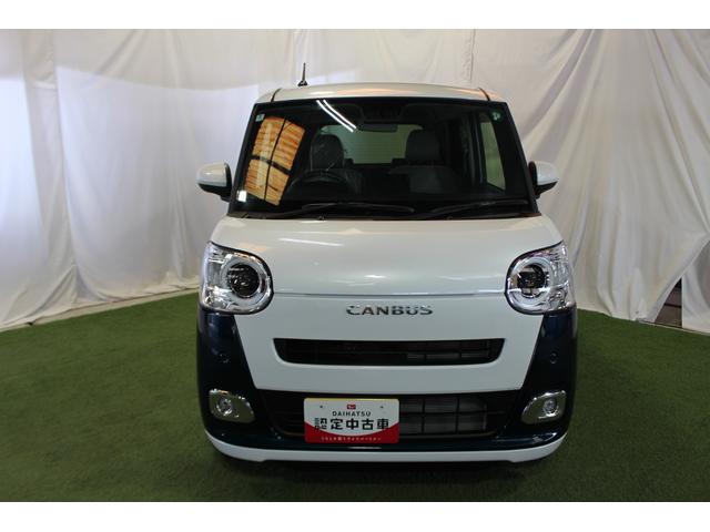 ムーヴキャンバスストライプスＧ認定中古車　ＣＶＴ　キーフリーシステム　ホッとカップホルダー　バックモニター対応カメラ　　オートエアコン　オートライト　ステアリングスイッチ　電動格納ミラー　ドアバイザー　両側パワースライドドア（香川県）の中古車