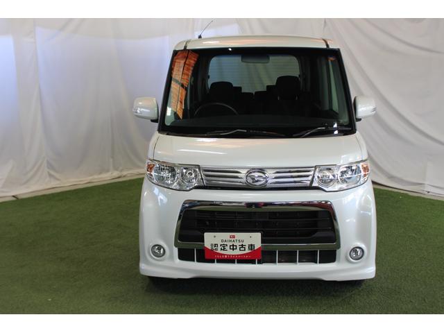 タントカスタムＸ認定中古車　ＣＶＴ　ナビ　オートエアコン　助手席側ピラーレス　左側パワースライドドア　キーフリーシステム　ターンシグナル付き電動格納ミラー　セキュリティアラーム　ドアバイザー　パワーウインドウ（香川県）の中古車