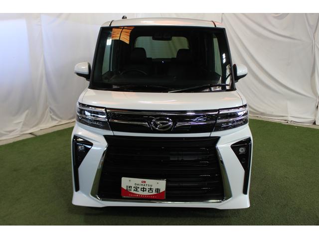 タントカスタムＸ認定中古車　ＣＶＴ　ナビ　バックカメラ　キーフリーシステム　シートヒーター　ステアリングスイッチ　両側パワースライドドア　助手席側ピラーレス　電動格納ミラー　オートエアコン　オートライト（香川県）の中古車