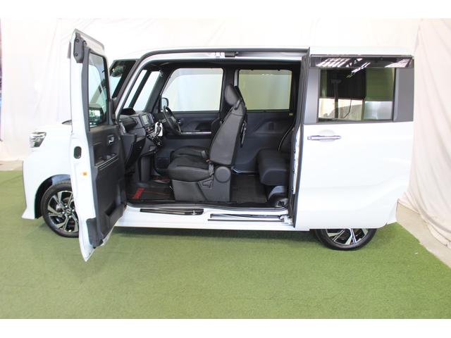 タントカスタムＸ認定中古車　ＣＶＴ　ナビ　バックカメラ　キーフリーシステム　シートヒーター　ステアリングスイッチ　両側パワースライドドア　助手席側ピラーレス　電動格納ミラー　オートエアコン　オートライト（香川県）の中古車