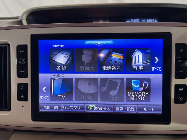 ムーヴキャンバスGメイクアップ SAIII8インチナビ TV パノラマカメラ ドラレコ ETC ステアリングスイッチ キーフリー 両側パワースライドドア 認定中古車 CVT 660(香川県)の中古車