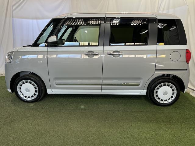 ムーヴキャンバス 中古車 ストライプスＧナビ　ＴＶ　Ｂｌｕｅｔｏｏｔｈ　バックカメラ　ホッとカップホルダー　キーフリー　シートヒーター　両側パワースライドドア　認定中古車　ＣＶＴ