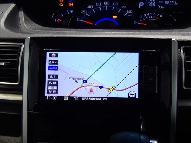 タントカスタムＸ　トップエディションＳＡIII４ＷＤ　ミラクルオープンドア　助手席パワースライドドア　純正ＬＥＤヘッドライト　専用エアロ　１４インチアルミホイール　純正ナビ　バックカメラ　シートヒーター　キーフリー　プッシュスタート（岩手県）の中古車